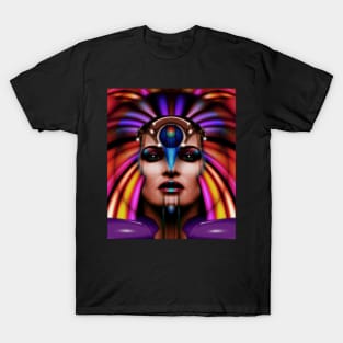 LADY OF COLOR face T-Shirt